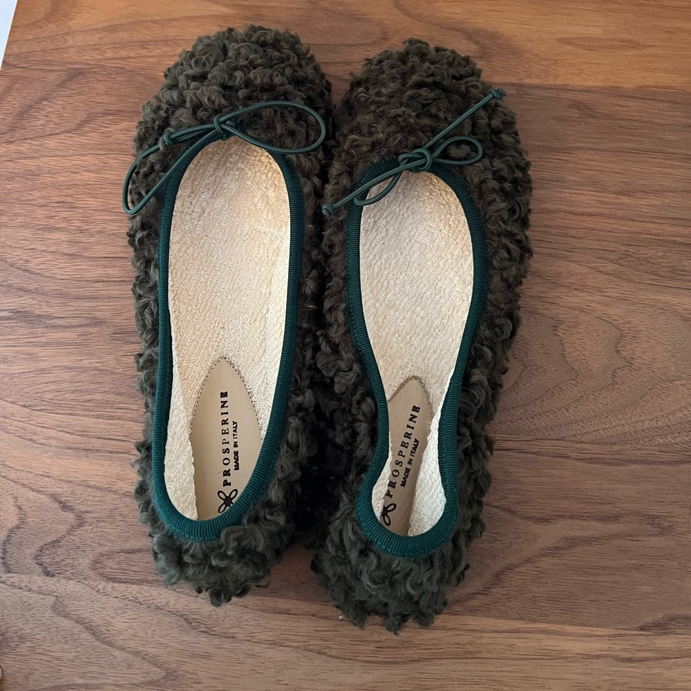 Prosperine shearling ballet flats - Picture 5 of 8